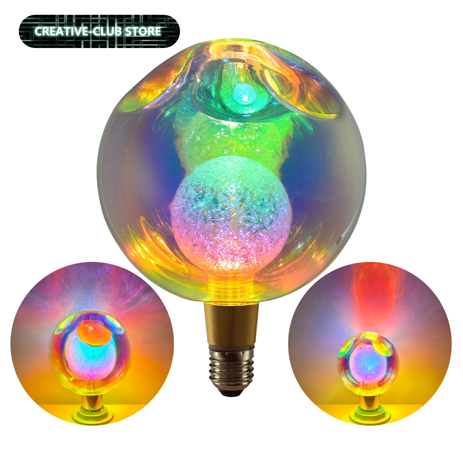 Vintage Lighting Decor - E27 P90 P120 P150 라운드 볼