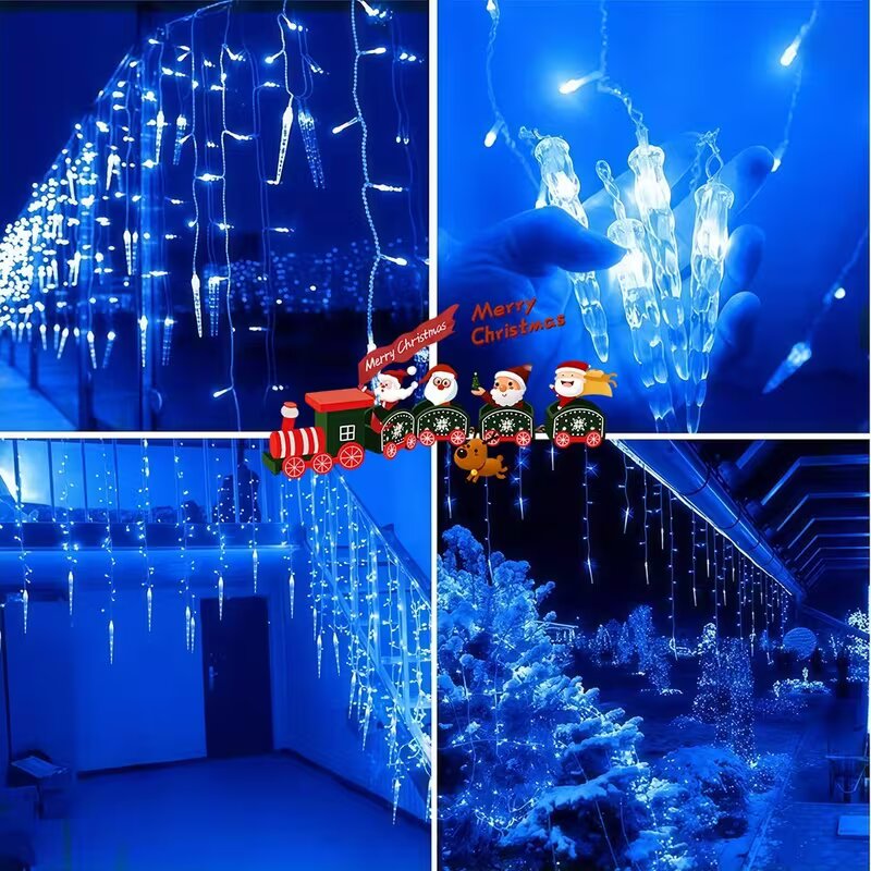 Fairy Light Curtain - 100LED 아이실더 커튼 조명 크리스마스 장식