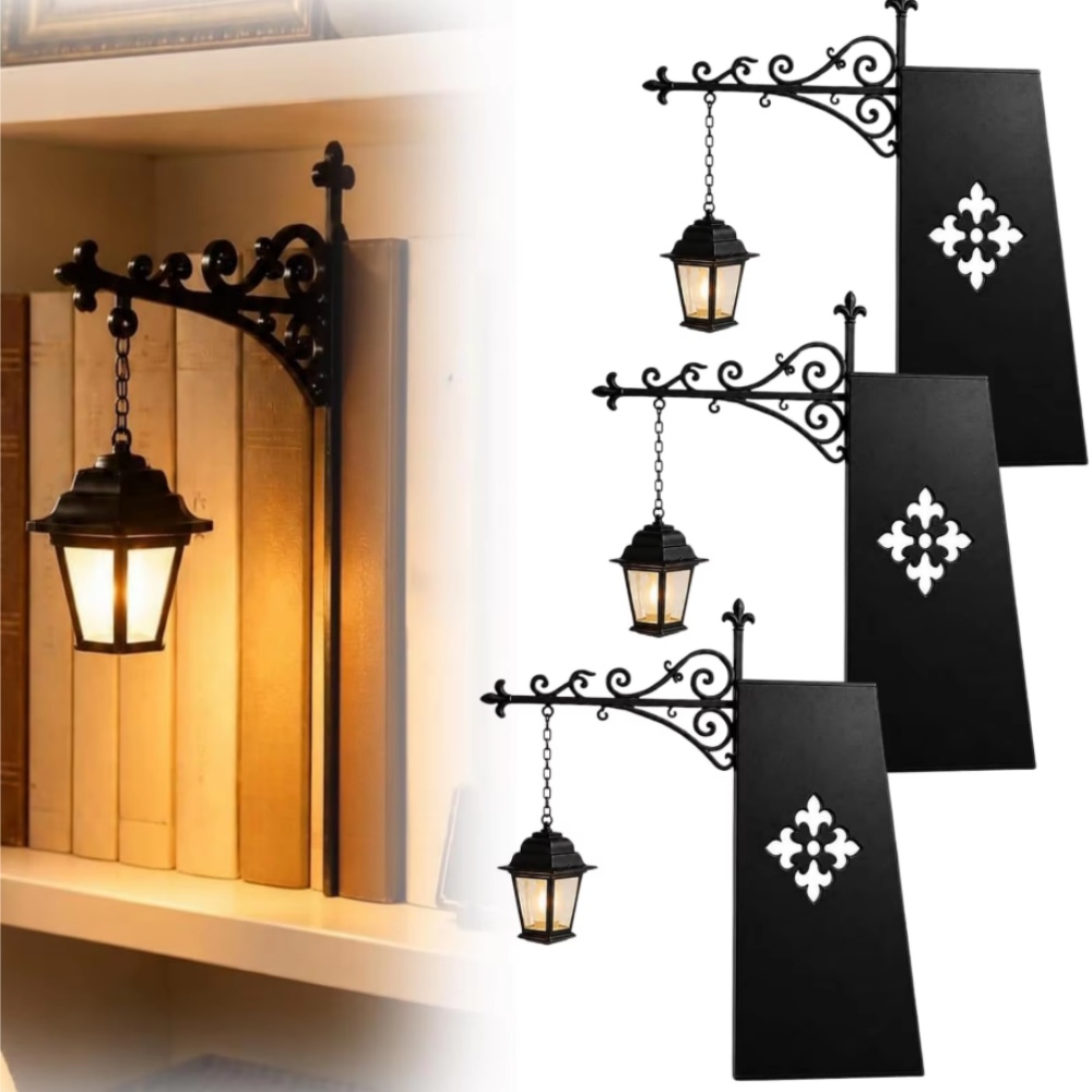 Decor Lighting & Decor Fires - 도서관 랜턴 장식용 책장 조명 레트로