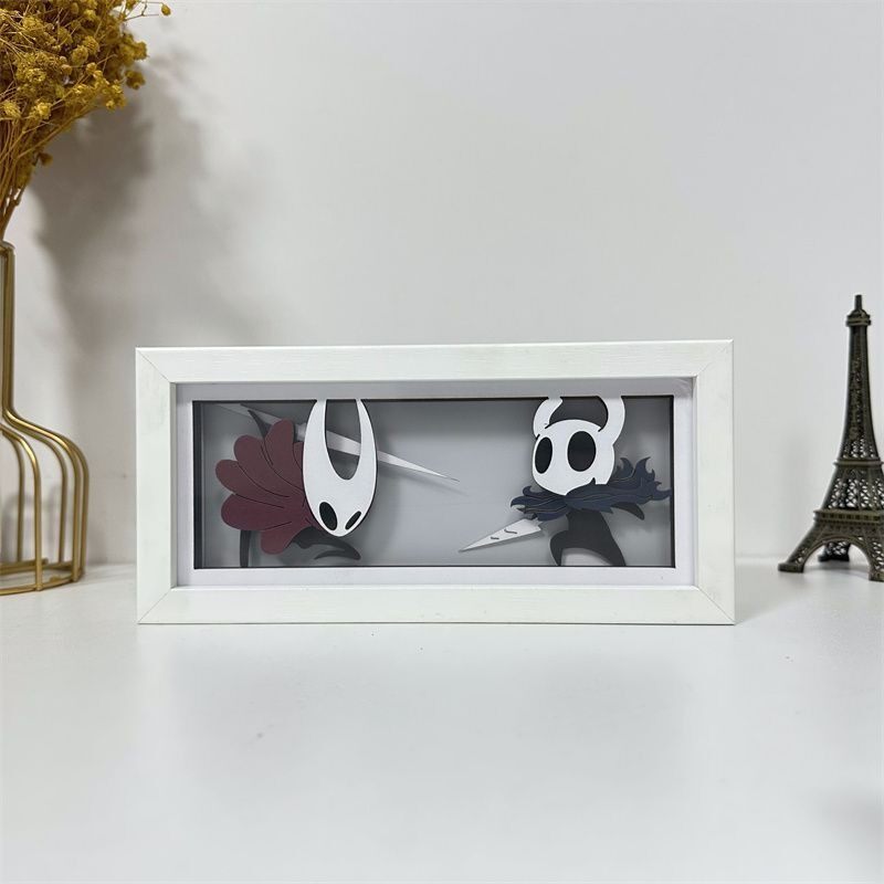 Lighting Room Decor Items - 할로우 나이트 페이퍼 컷 라이트 박스