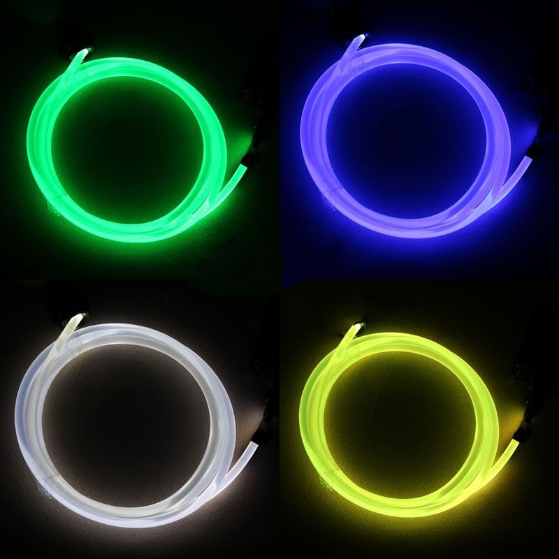 Fairy Light Curtain - Dia.0.25mm~10.0mm 사이드 글로우 광섬유 케이블 F/Led