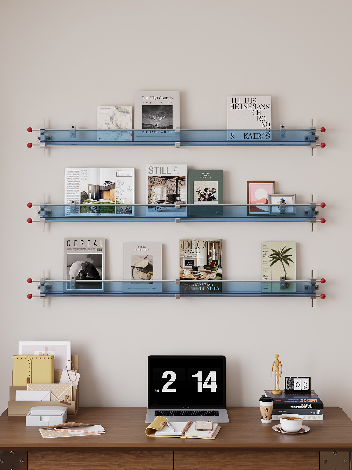 아크릴 라이트-액시스 매거진 랙 배경 벽 장식 벽걸이형 - Lighting And Decor Magazine 리뷰 및 가격