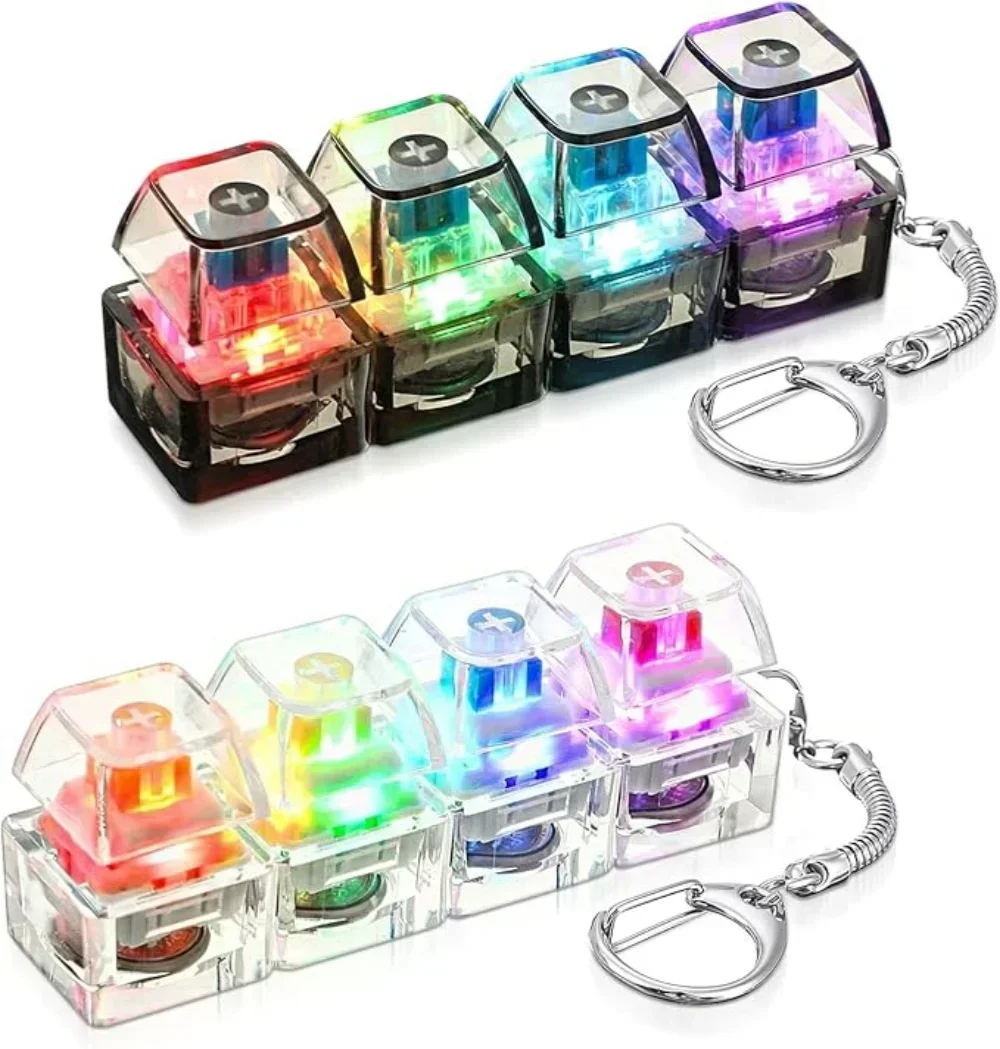 LED 라이트업 키체인 키보드 클릭 가능 버튼 피젯 토 - Office Lighting Decor 리뷰 및 가격