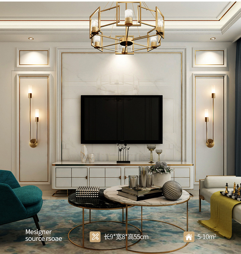 레트로 배경 거실 통로 침실 램프 침대 옆 북유럽풍 창 - Decor Lighting & Decor Fires 리뷰 및 가격