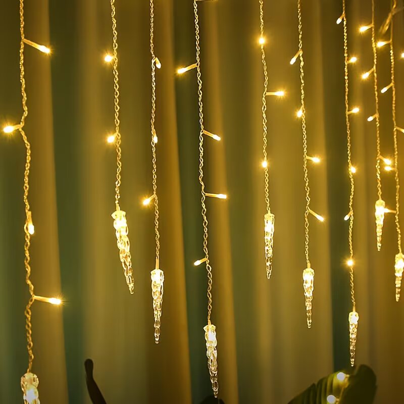100LED 아이실더 커튼 조명 크리스마스 장식 8가지 - Fairy Light Curtain 리뷰 및 가격