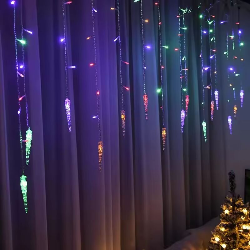 100LED 아이실더 커튼 조명 크리스마스 장식 8가지 - Fairy Light Curtain 리뷰 및 가격