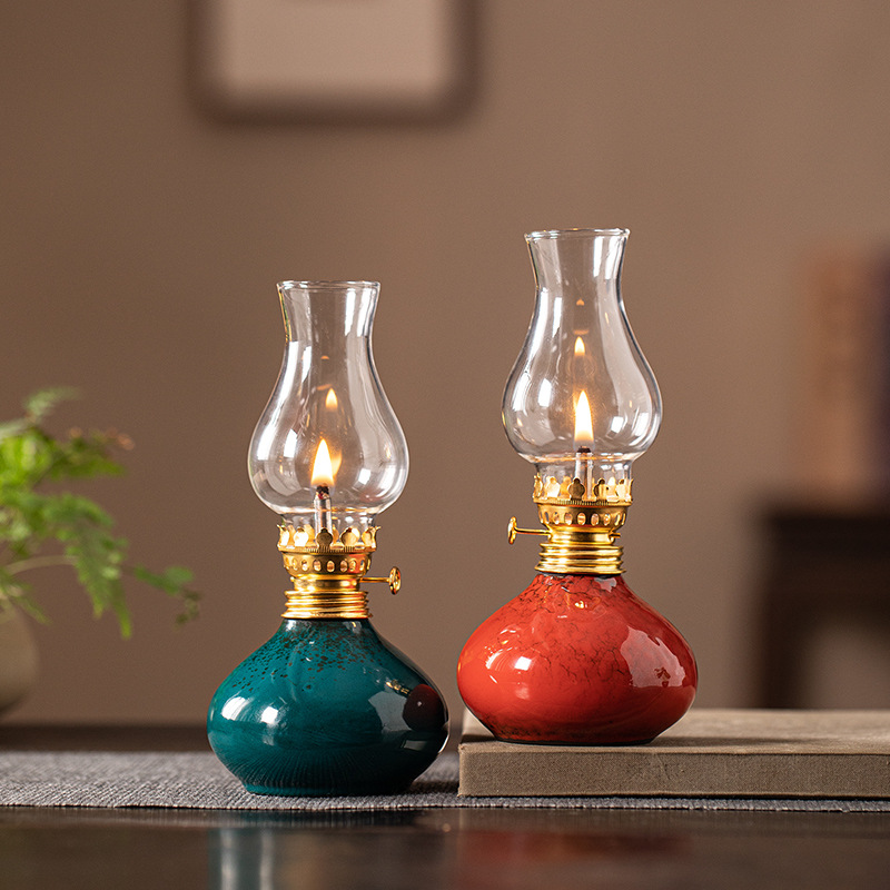 빈티지 세라믹 연꽃 오일 램프 - 다실 분위기 조명,  - Vintage Lighting Decor 리뷰 및 가격