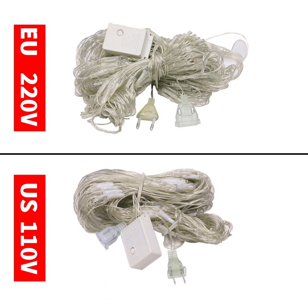 LED 그물 메쉬 요정 빛 1.5*1.5M 3*2M 6 - Fairy Light Curtain 리뷰 및 가격