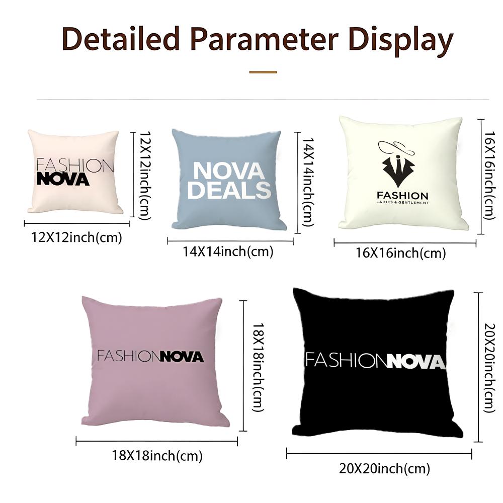 브랜드 FFashion Nova 쿠션 커버 쿠션 커버  - Nova Decor & Lighting Juletrelys 리뷰 및 가격