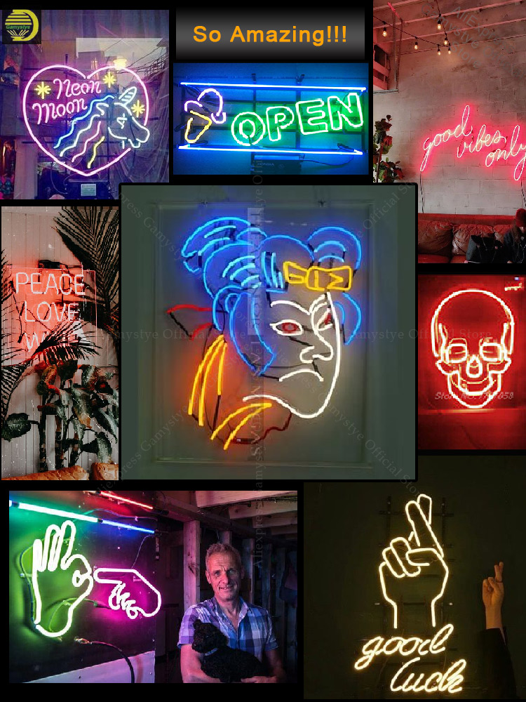 네온 사인 드라이브 스루 오픈 24 시간 네온 불빛 맥 - Decor Lighting Opening Hours 리뷰 및 가격