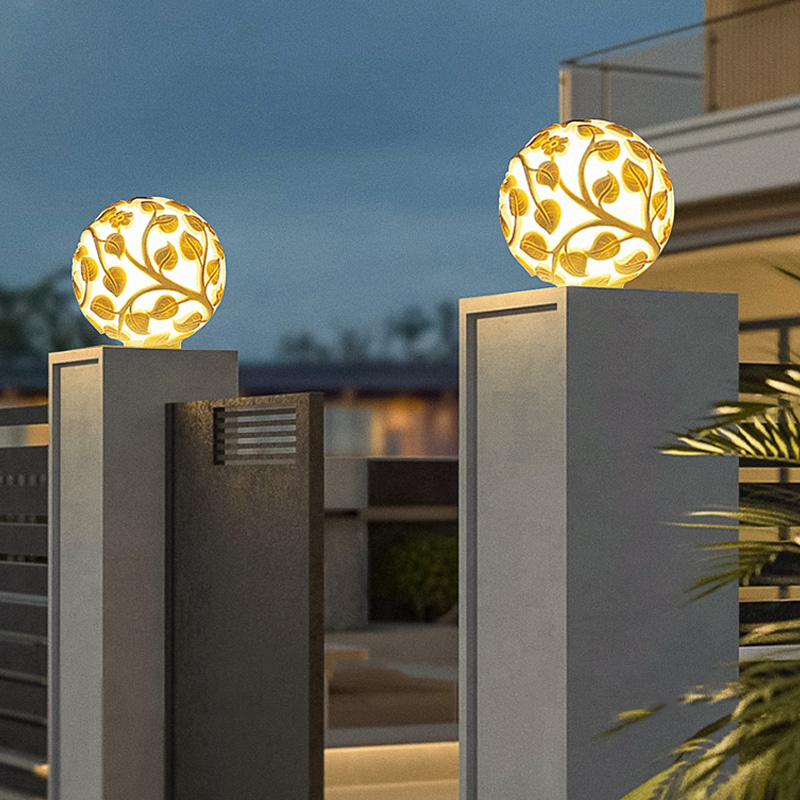 야외 기둥 조명 태양광 LED 기둥 조명 비태양광 조명 - Garden Lighting Decor 리뷰 및 가격