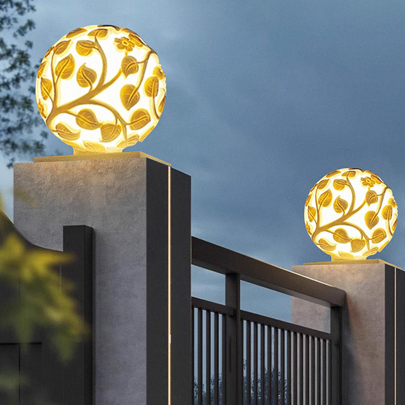 야외 기둥 조명 태양광 LED 기둥 조명 비태양광 조명 - Garden Lighting Decor 리뷰 및 가격
