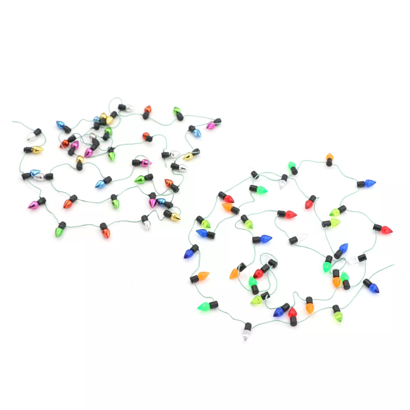 1m 미니어처 다채로운 플라스틱 크리스마스 조명 줄(인 - Decor Lighting Discount 리뷰 및 가격