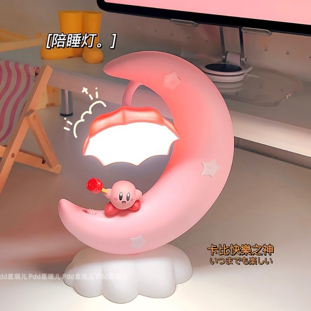 귀여운 커비 달빛 무드등, 카와이 침실 침대 옆 램프, - Lighting Room Decor Items 리뷰 및 가격