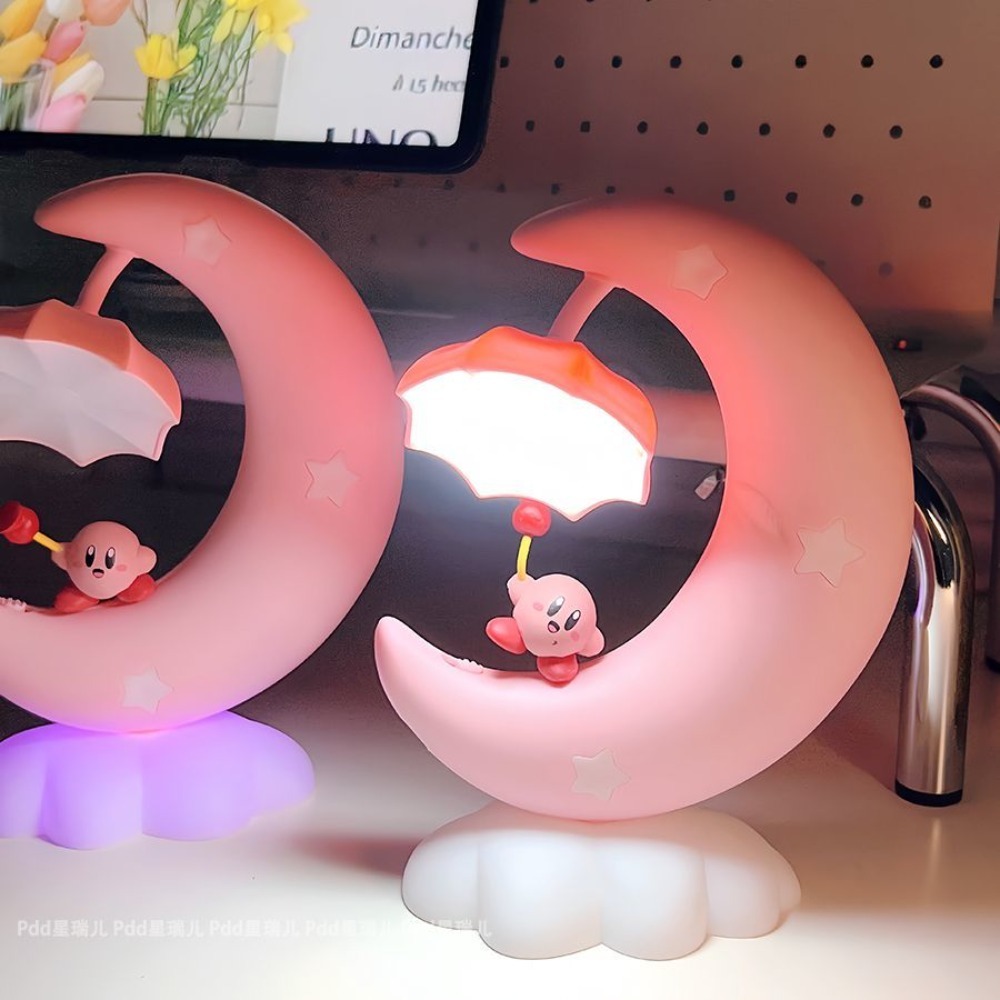 귀여운 커비 달빛 무드등, 카와이 침실 침대 옆 램프, - Lighting Room Decor Items 리뷰 및 가격