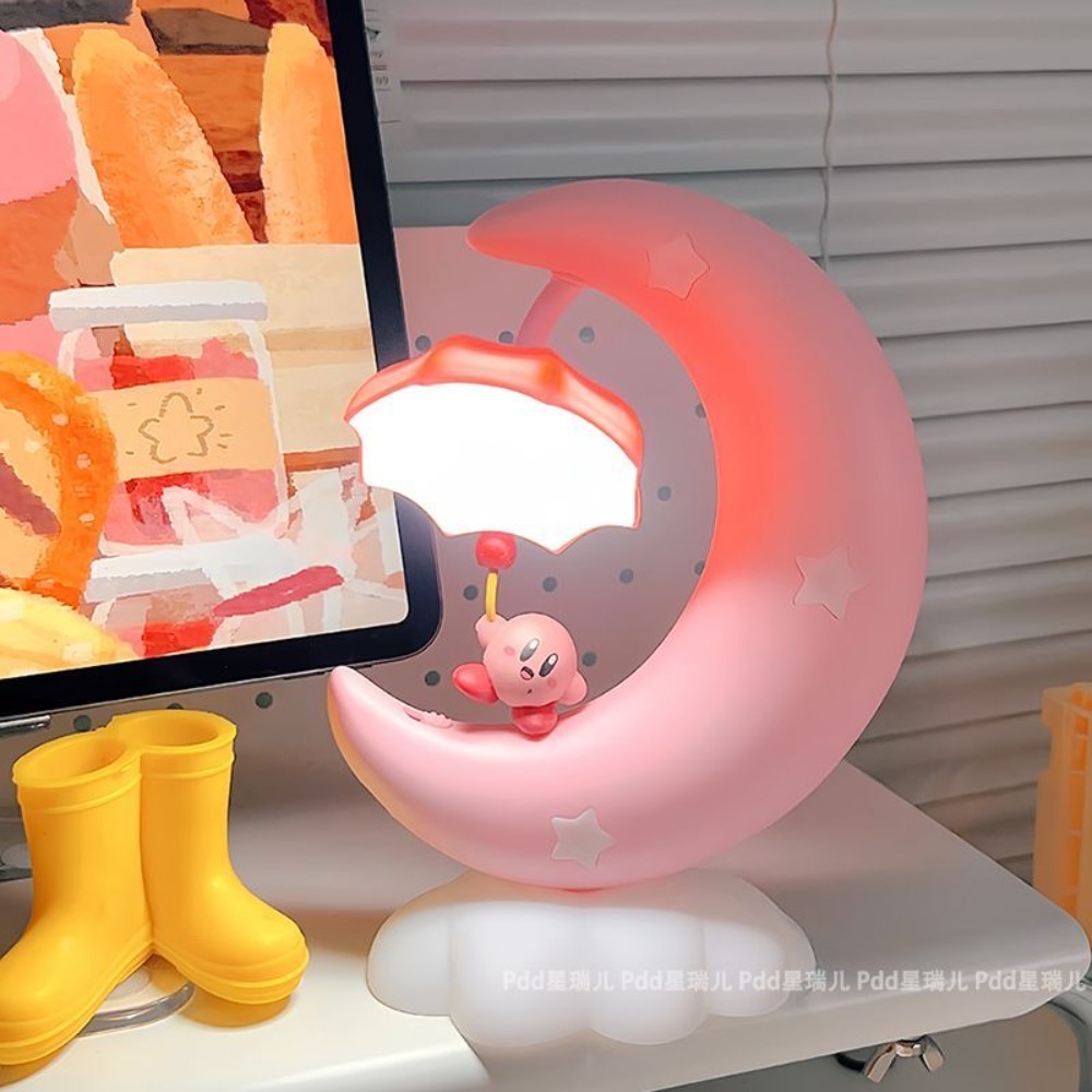 귀여운 커비 달빛 무드등, 카와이 침실 침대 옆 램프, - Lighting Room Decor Items 리뷰 및 가격