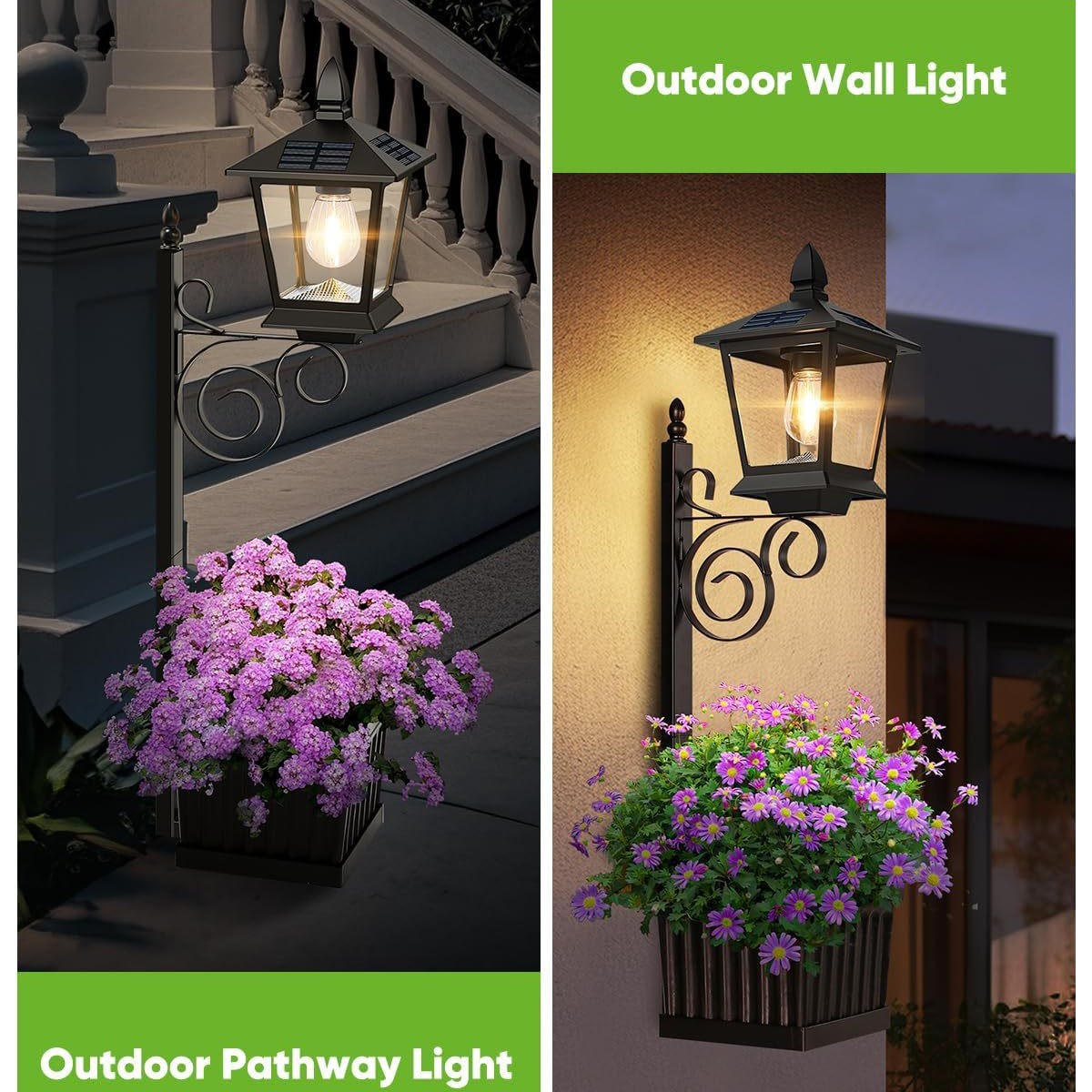 2 in 1 태양광 화분 램프 방수 따뜻한 백색 야외  - Garden Lighting Decor 리뷰 및 가격