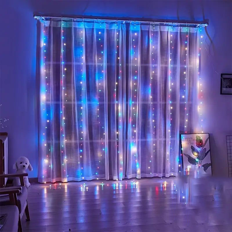 USB LED 커튼 조명 웨딩 파티 요정 스트링 조명  - Fairy Light Curtain 리뷰 및 가격