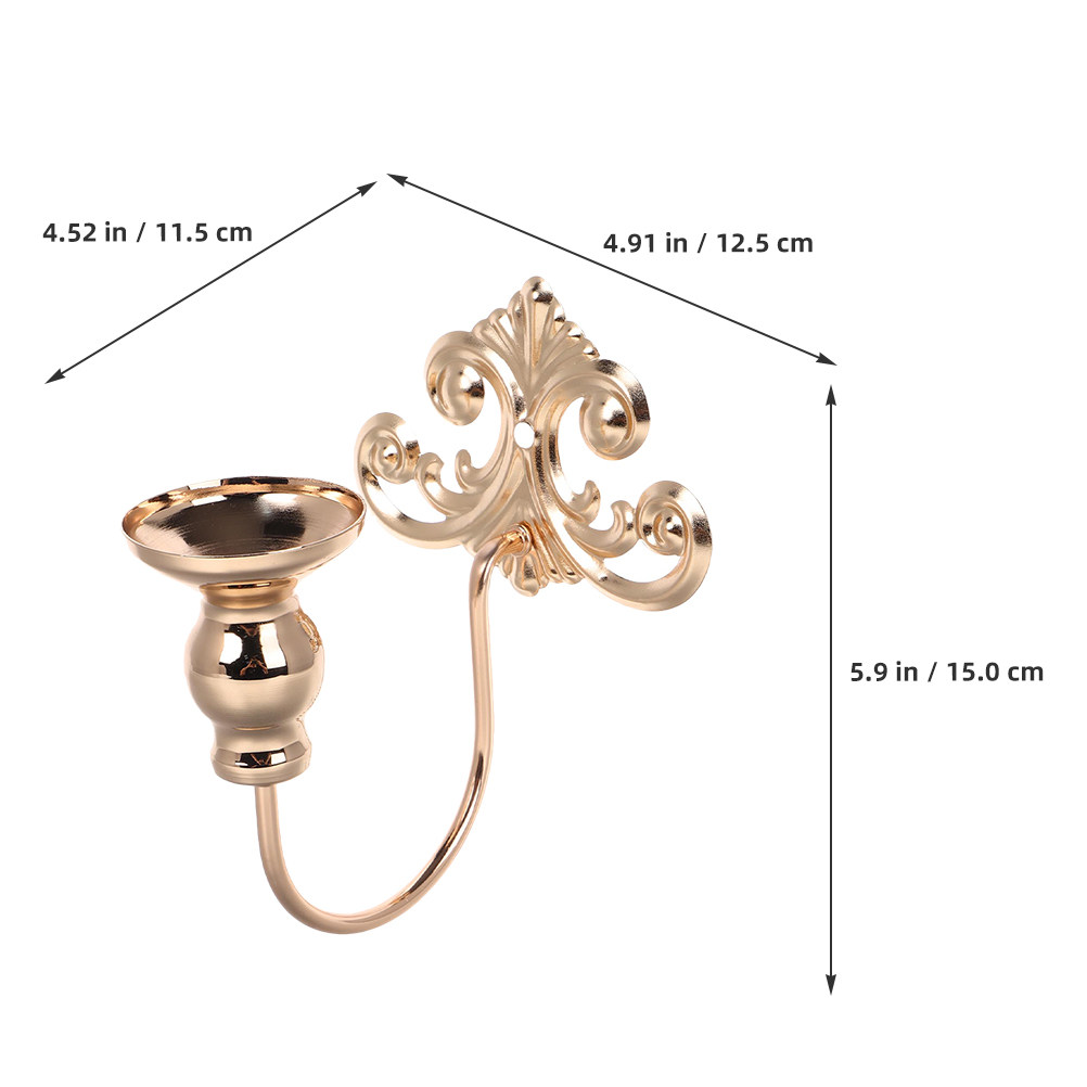 2Pcs 우아한 빈티지 금속 벽 보루 홀더 소박한 티  - Vintage Lighting Decor 리뷰 및 가격