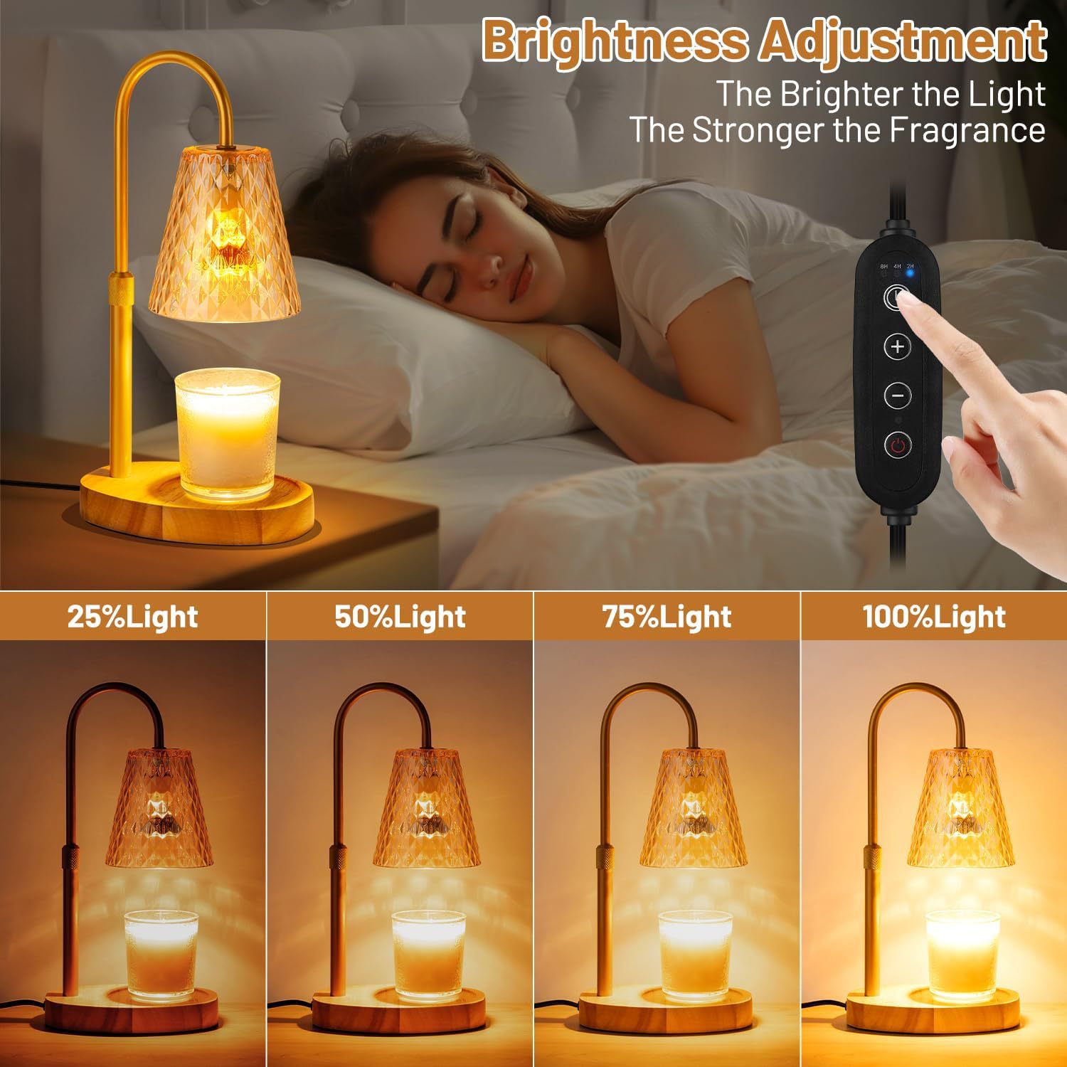 무화염 왁스 멜트 워머 램프 유리갓 레트로 아로마 캔들 - Vintage Lighting Decor 리뷰 및 가격
