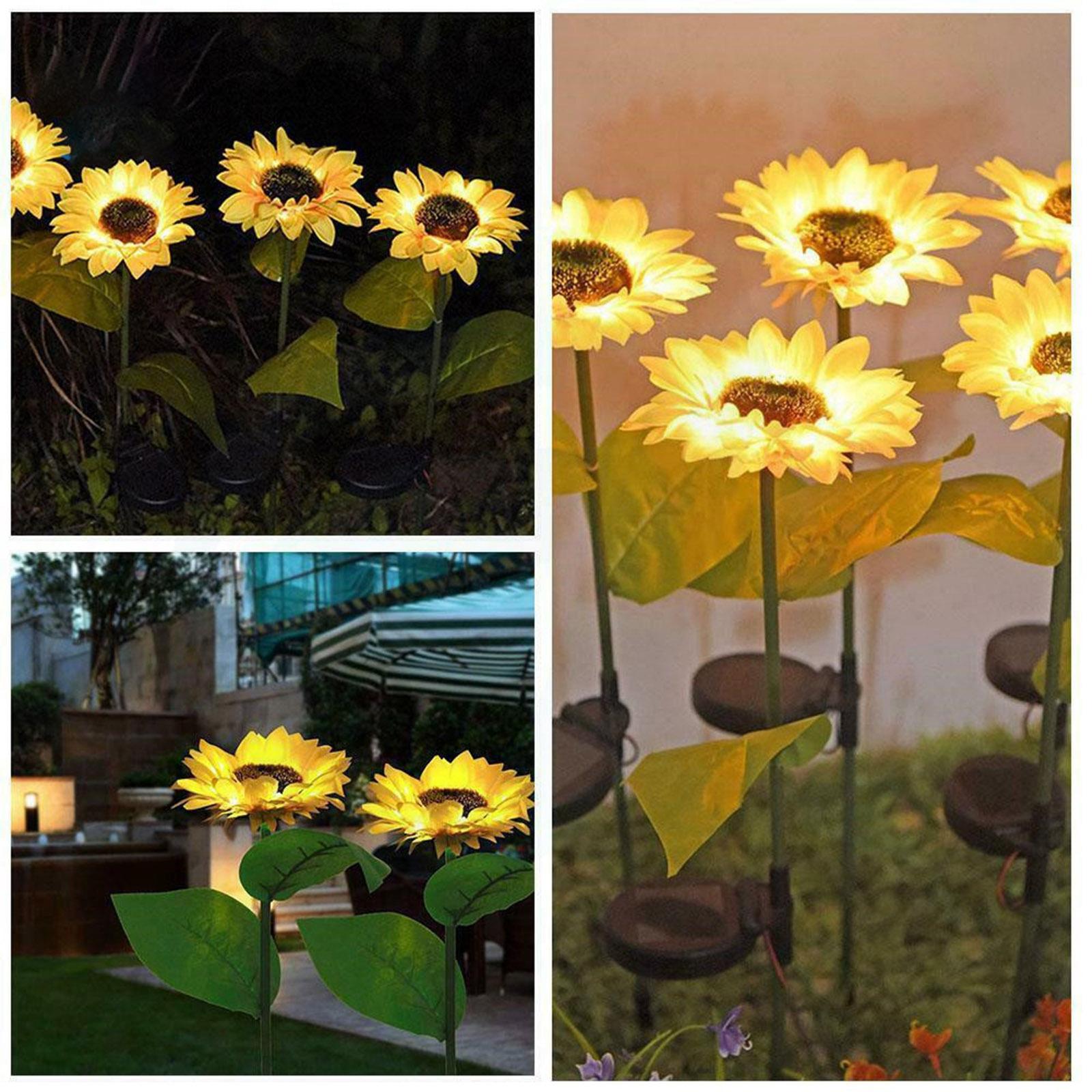 태양광 정원등 장식 정원 말뚝 조명 해바라기 조명 마당 - Garden Lighting Decor 리뷰 및 가격