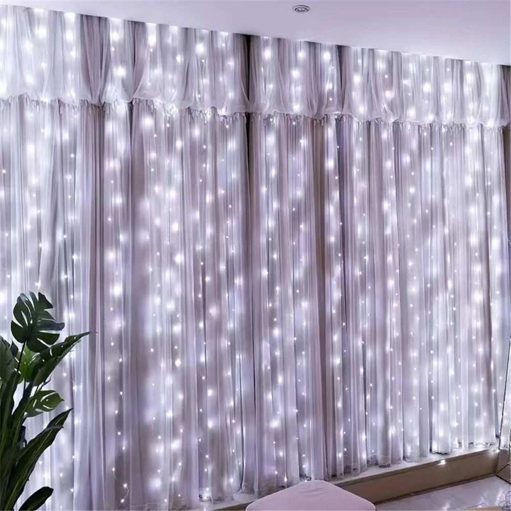 3/6M 배터리 전원 LED 커튼 스트링 라이트, 라마 - Fairy Light Curtain 리뷰 및 가격