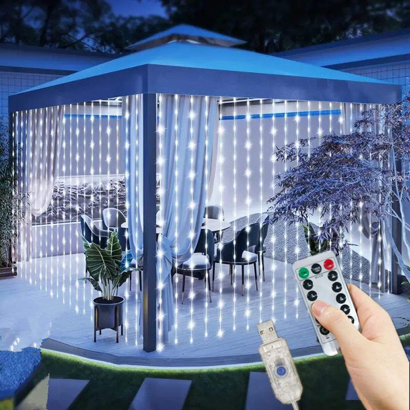 LED 가랜드 페어리 라이트 가든 라이트 스트링 6M  - Fairy Light Curtain 리뷰 및 가격