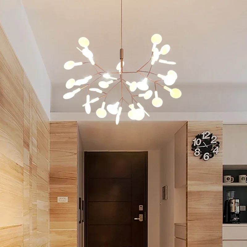 SANDYHA 현대 럭셔리 나무 잎 샹들리에 펜던트 조 - Unique Lighting Decor 리뷰 및 가격