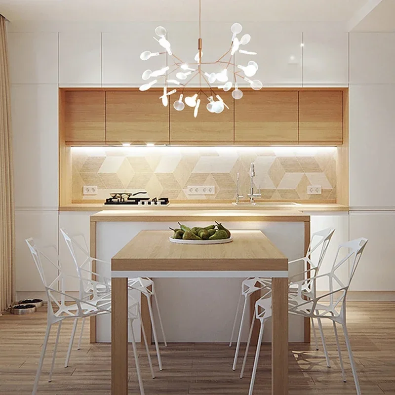 SANDYHA 현대 럭셔리 나무 잎 샹들리에 펜던트 조 - Unique Lighting Decor 리뷰 및 가격