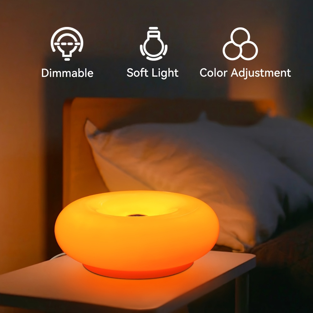 미국 특허받은 레트로 모던 도넛 램프, 창의적인 오렌지 - Decor Lighting & Decor Fires 리뷰 및 가격