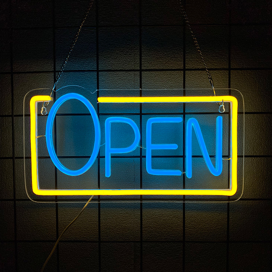 24시간 개방형 LED 네온사인, 벽걸이형 초고휘도 비 - Decor Lighting Opening Hours 리뷰 및 가격