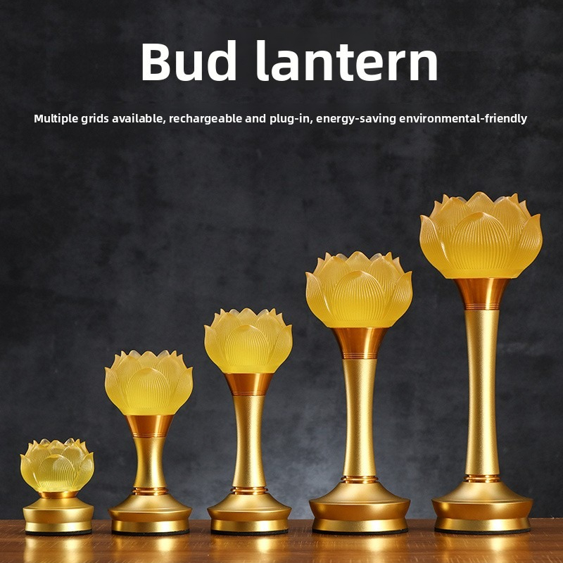 2 개/몫 도매 유리 연꽃 촛대 충전식 홈 장식 불교  - Home Decor Lighting Manufacturer 리뷰 및 가격