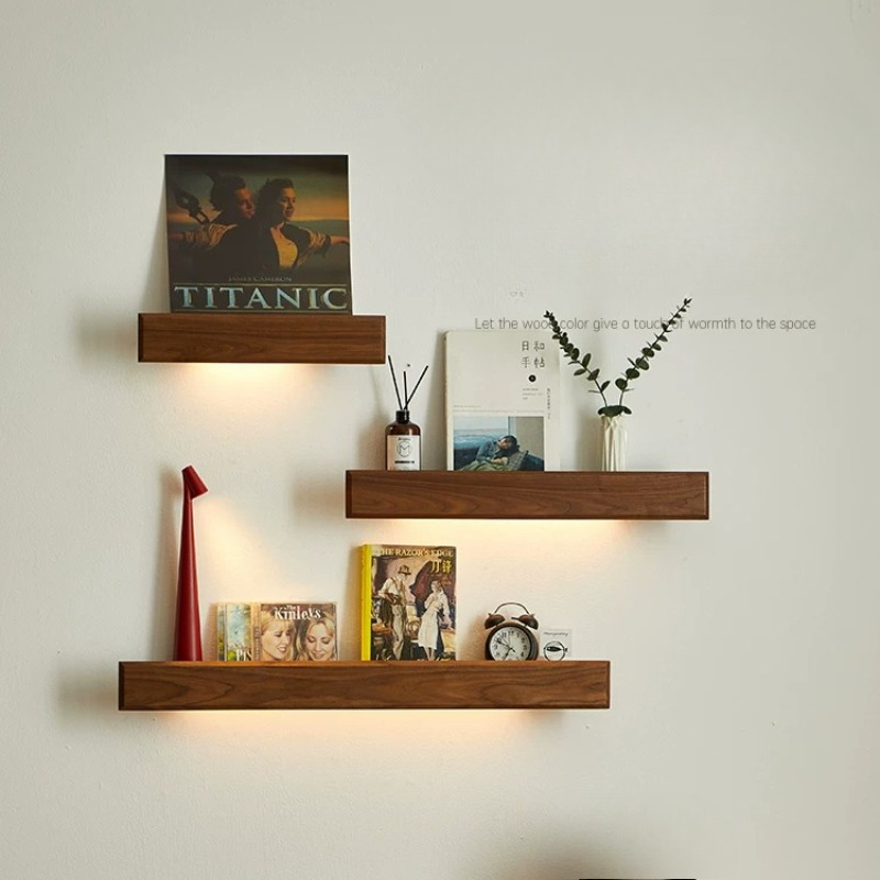 원목 벽걸이 수납 선반 플로팅 잡지 정리함 거실 침실  - Lighting And Decor Magazine 리뷰 및 가격